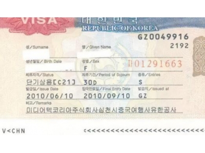 国内办理韩国留学签证