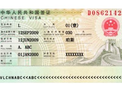 中国商务签证停留期为多少天？