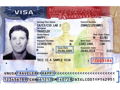 入境美国需办何签证？